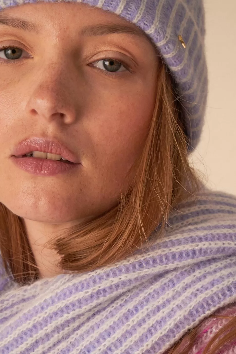Bonnet Doux Charline - Écru Glacé | Accessoires Chic par Des Petits Hauts