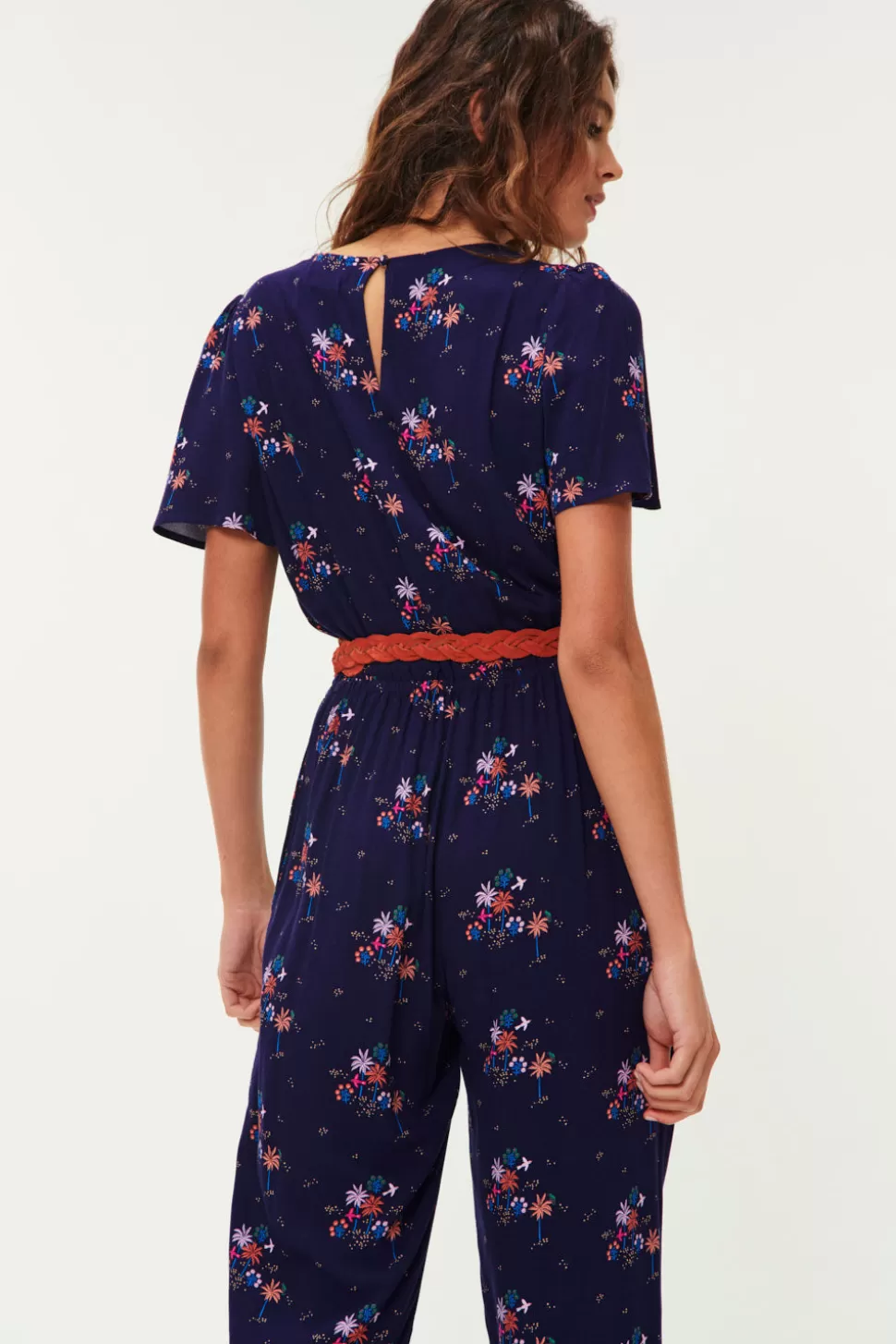 Combinaison Pantalon Élégante Emilion OUMA | Jean Taille-Haute & Ensembles Mode Printemps