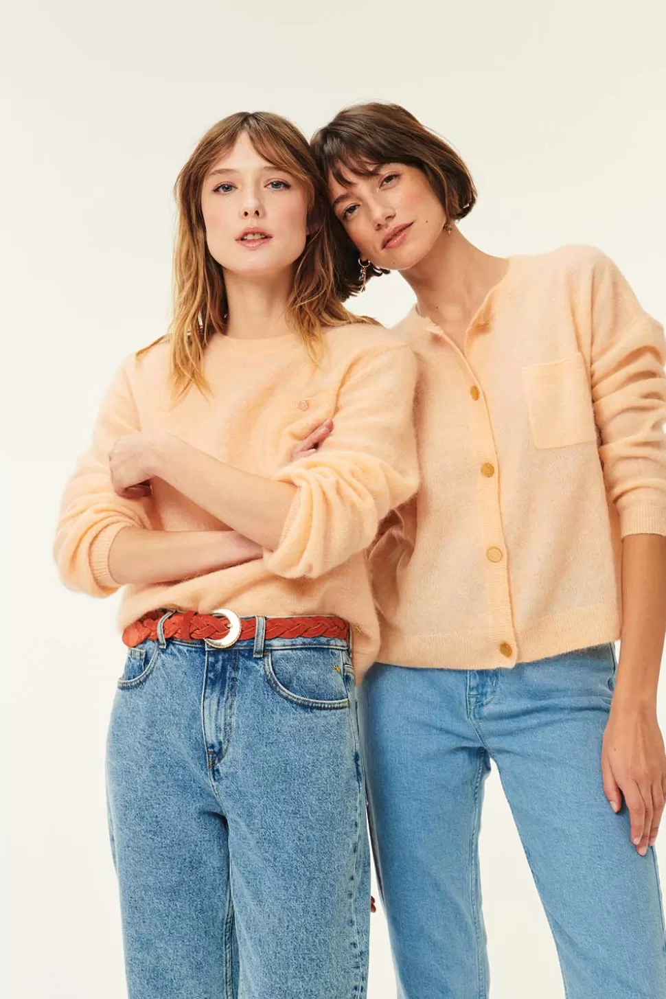Gilet Femme Caliope - Pull Doux Sans Manches en Laine Mérinos | Collection Printanière Des Petits Hauts x MANGO