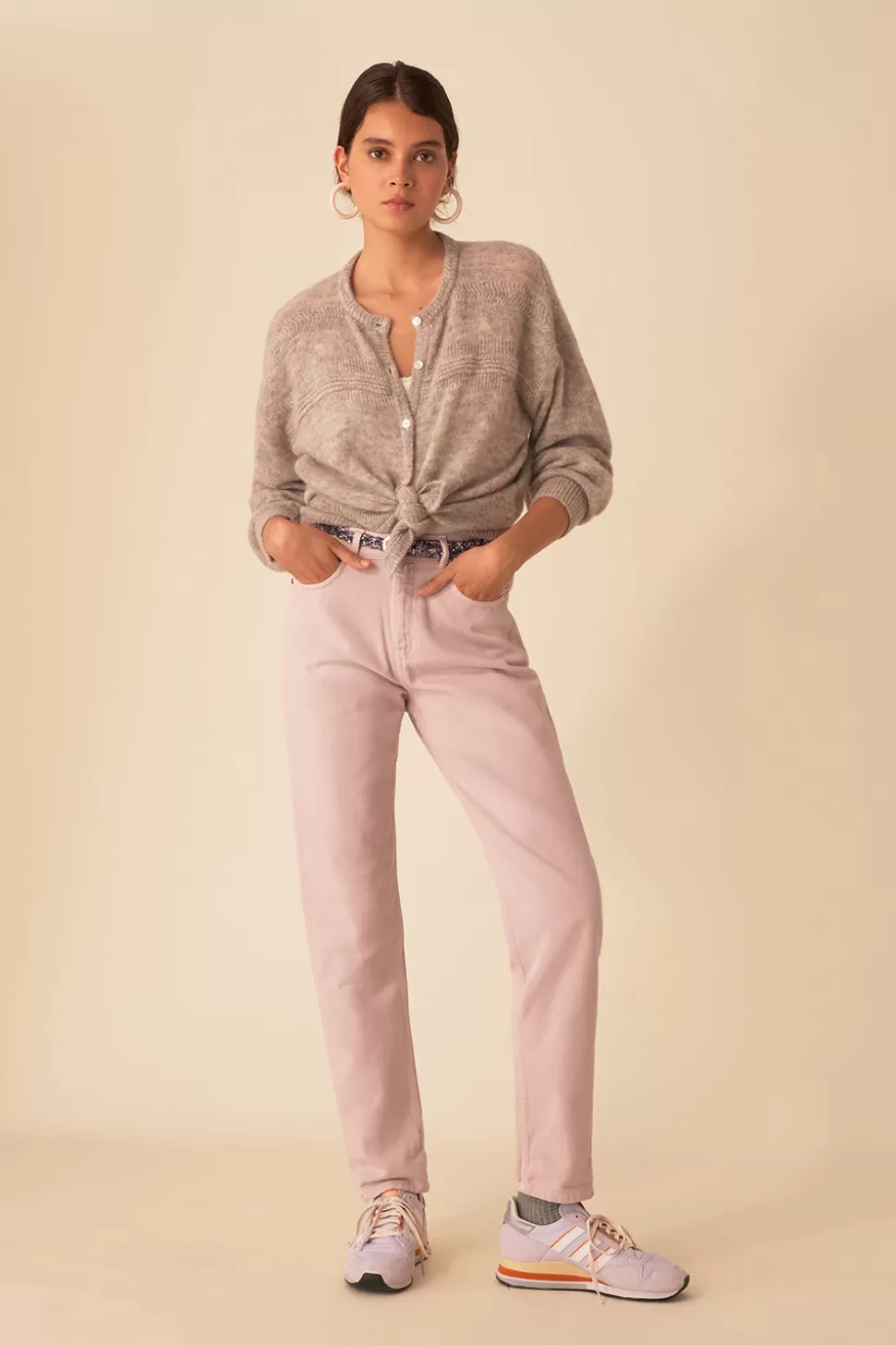 Jean slim Louisette couleur Milkshake - Taille FR 36/EU 42 - Collection Des Petits Hauts