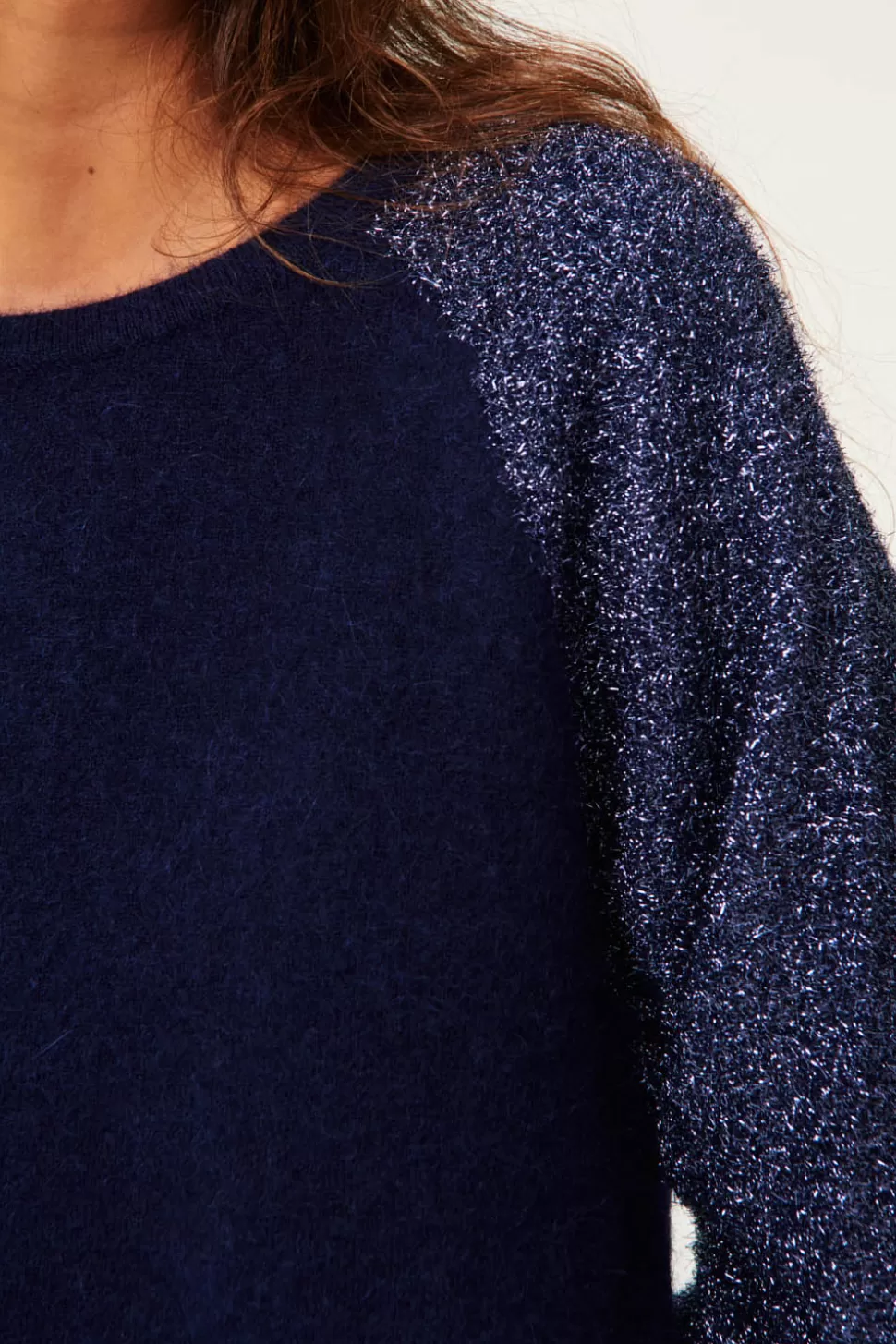 Robe d'Été Alena Bleu Marin - Collection Des Petits Hauts | Taille Haute & Coupe Fluide