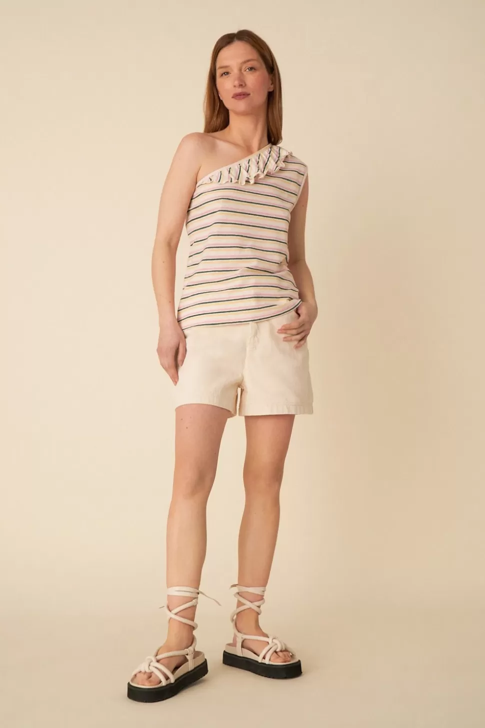 Découvrez le top rayures coco de la collection Des Petits Hauts - Modèle Judel