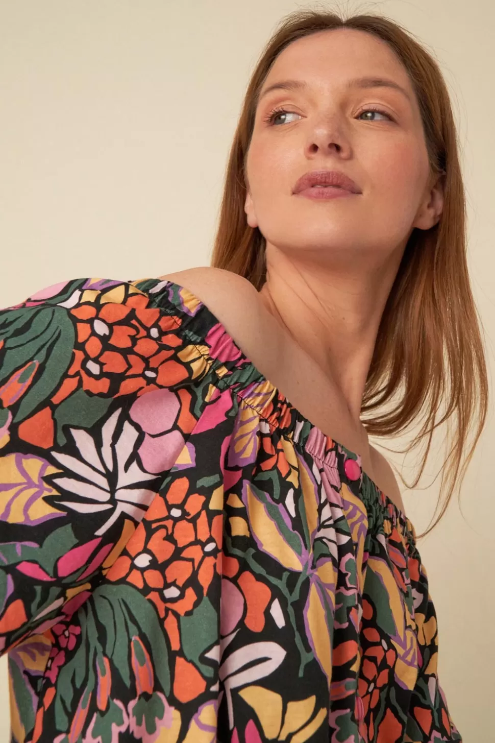 Débardeur Zora léger à motifs – Collection estivale JOIA