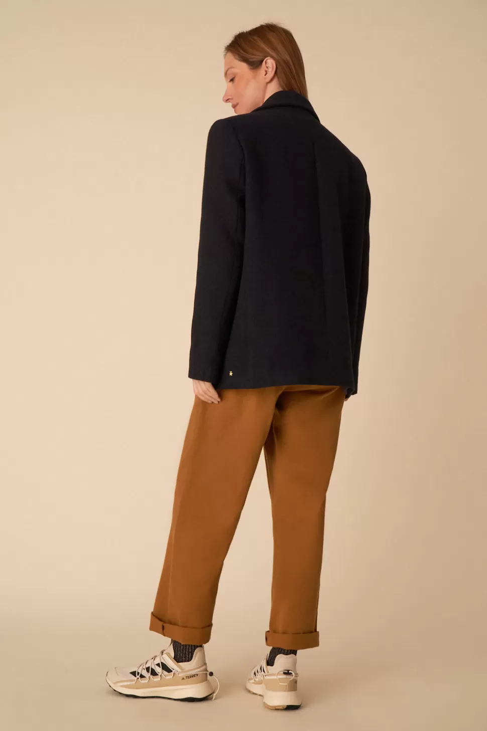 Découvrez la veste Volterra | Bleu Marine | Taille 3 (40) | Des Petits Hauts® | Style Urbain & Confort Optimal